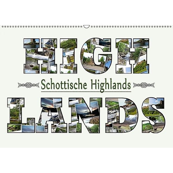 Schottische Highlands (Wandkalender 2017 DIN A2 quer), Sylvia Schwarz