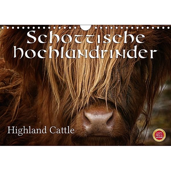 Schottische Hochlandrinder - Highland CattleAT-Version (Wandkalender 2018 DIN A4 quer), Martina Cross