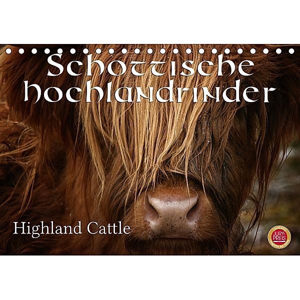 Schottische Hochlandrinder - Highland CattleAT-Version (Tischkalender 2018 DIN A5 quer), Martina Cross