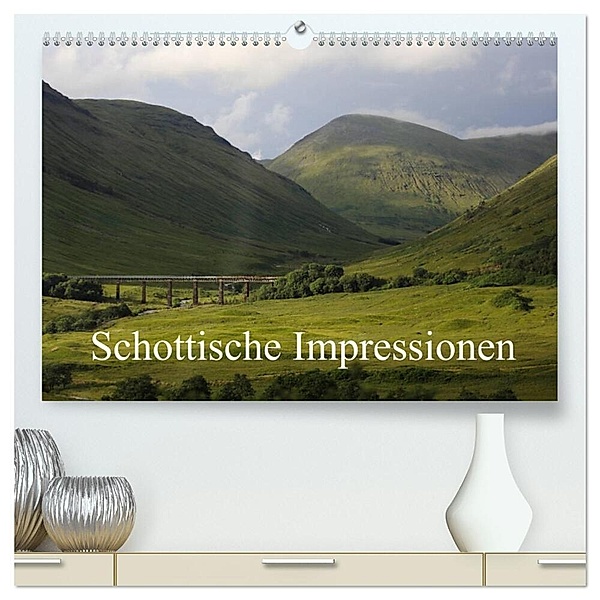 Schottische Impressionen (hochwertiger Premium Wandkalender 2024 DIN A2 quer), Kunstdruck in Hochglanz, samuel schmid