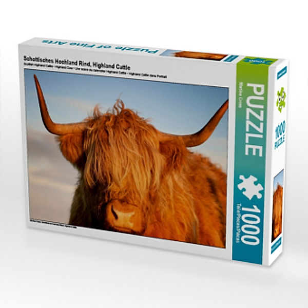 Schottisches Hochland Rind, Highland Cattle (Puzzle), Martina Cross