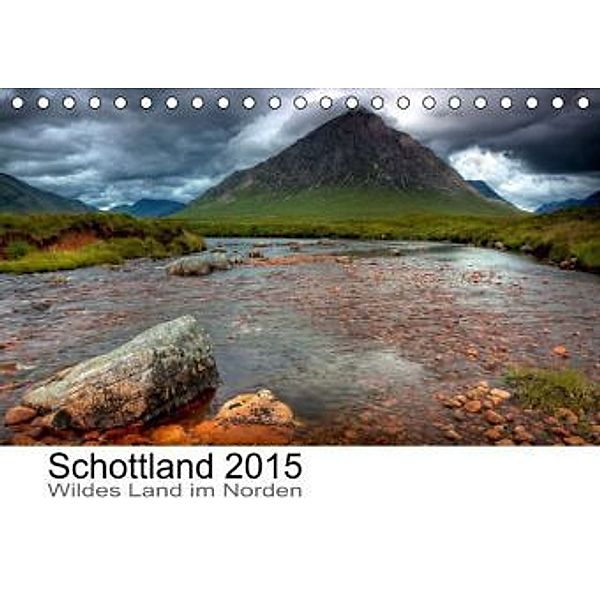 Schottland 2015 - Wildes Land im Norden (Tischkalender 2015 DIN A5 quer), kalender365.com