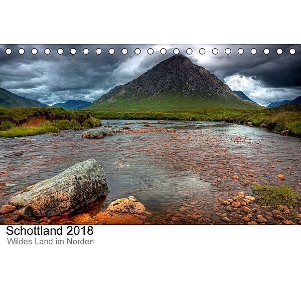 Schottland 2018 - Wildes Land im Norden (Tischkalender 2018 DIN A5 quer), kalender365.com