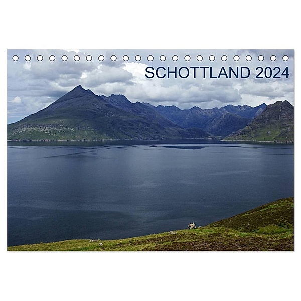 Schottland 2024 (Tischkalender 2024 DIN A5 quer), CALVENDO Monatskalender, Katja Jentschura