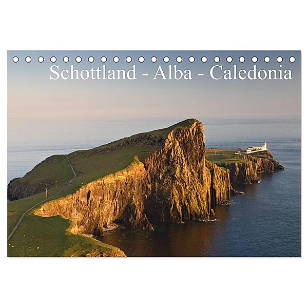 Schottland - Alba - Caledonia (Tischkalender 2024 DIN A5 quer), CALVENDO Monatskalender, Juergen Schonnop