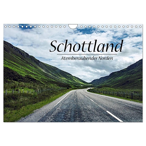 Schottland, Atemberaubender Norden (Wandkalender 2024 DIN A4 quer), CALVENDO Monatskalender, Sina Sohn