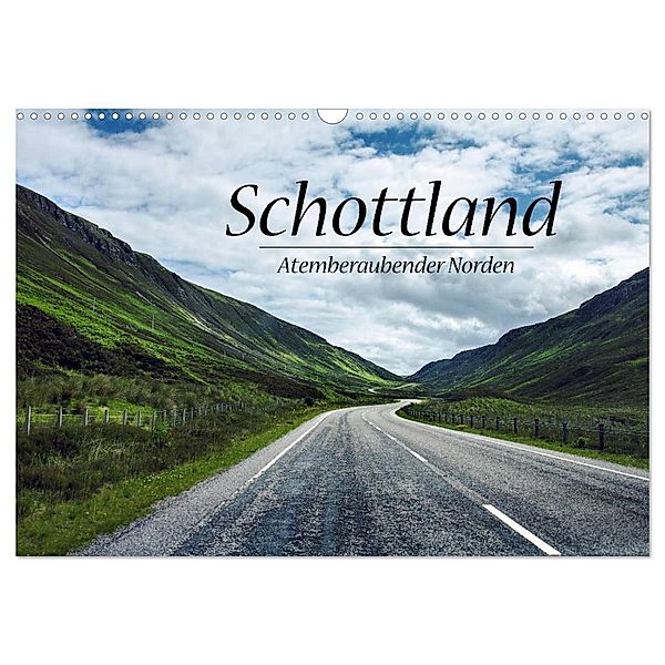 Schottland, Atemberaubender Norden (Wandkalender 2024 DIN A3 quer), CALVENDO Monatskalender, Sina Sohn
