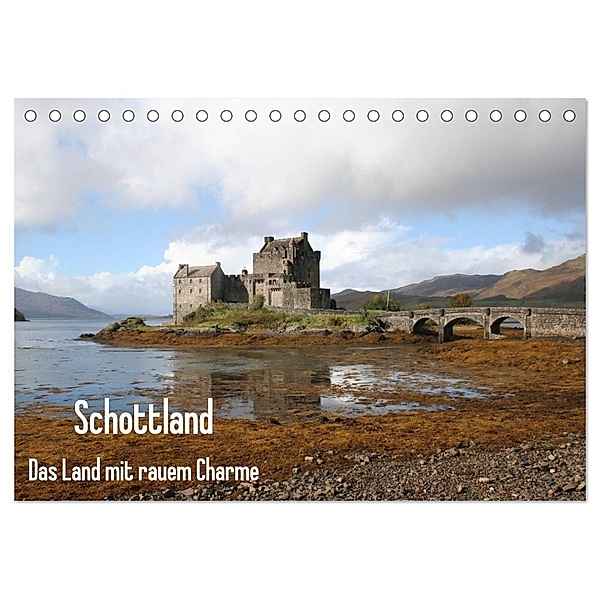 Schottland - Das Land mit rauem Charme (Tischkalender 2024 DIN A5 quer), CALVENDO Monatskalender, Mecky Lacher-Nadolny