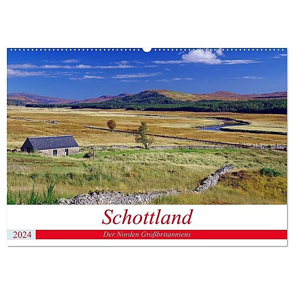 Schottland - Der Norden Großbritanniens (Wandkalender 2024 DIN A2 quer), CALVENDO Monatskalender, Reinhard Pantke