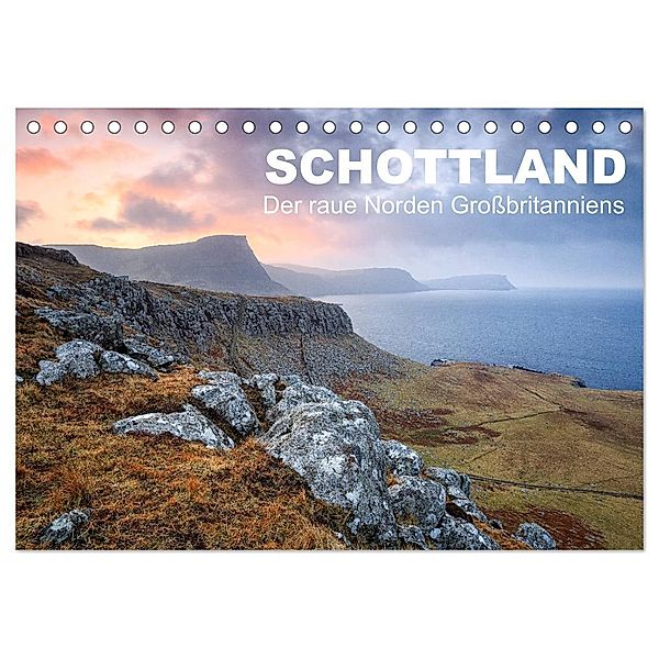 Schottland: Der raue Norden Großbritanniens (Tischkalender 2024 DIN A5 quer), CALVENDO Monatskalender, Gerhard Aust