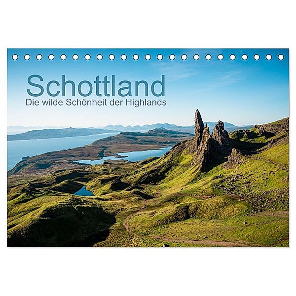Schottland - Die wilde Schönheit der Highlands (Tischkalender 2024 DIN A5 quer), CALVENDO Monatskalender, Stefan Tesmar