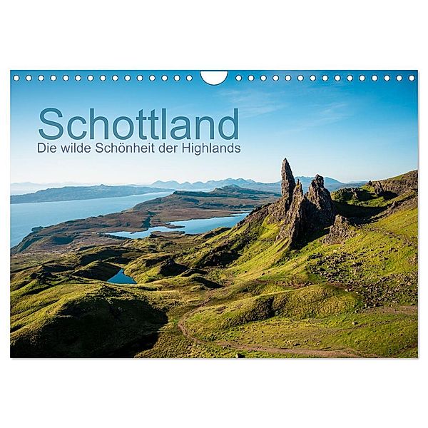 Schottland - Die wilde Schönheit der Highlands (Wandkalender 2024 DIN A4 quer), CALVENDO Monatskalender, Stefan Tesmar