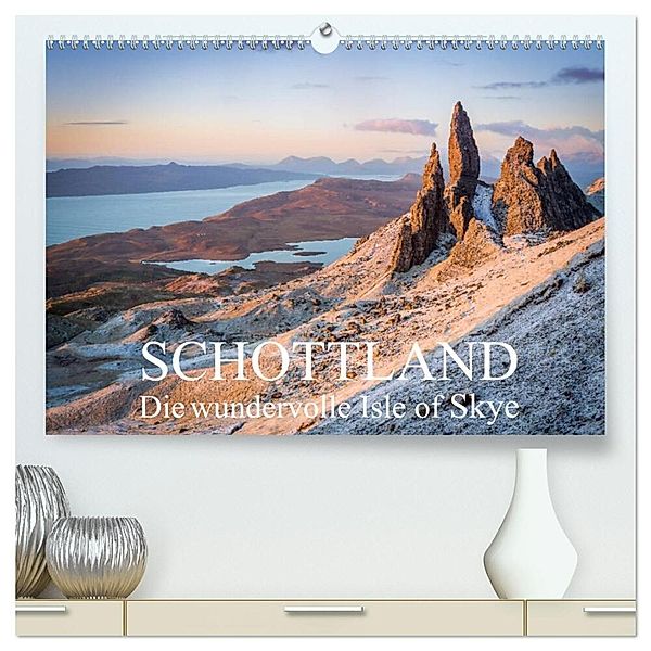 Schottland - Die wundervolle Isle of Skye (hochwertiger Premium Wandkalender 2024 DIN A2 quer), Kunstdruck in Hochglanz, Nick Wrobel