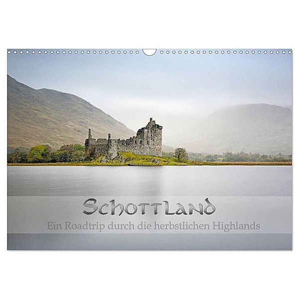 Schottland - Ein Roadtrip durch die herbstlichen Highlands (Wandkalender 2024 DIN A3 quer), CALVENDO Monatskalender, Rolf Schnepp