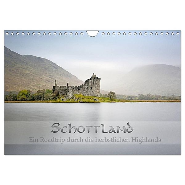 Schottland - Ein Roadtrip durch die herbstlichen Highlands (Wandkalender 2024 DIN A4 quer), CALVENDO Monatskalender, Rolf Schnepp