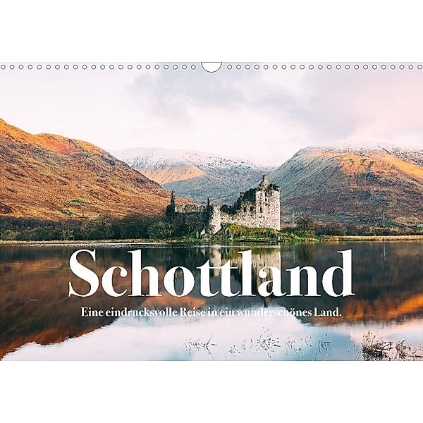 Schottland - Eine eindrucksvolle Reise in ein wunderschönes Land. (Wandkalender 2023 DIN A3 quer), M. Scott