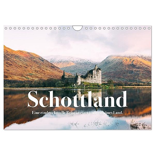 Schottland - Eine eindrucksvolle Reise in ein wunderschönes Land. (Wandkalender 2025 DIN A4 quer), CALVENDO Monatskalender, Calvendo, M. Scott