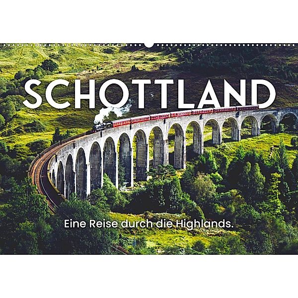 Schottland - Eine Reise durch die Highlands. (Wandkalender 2023 DIN A2 quer), SF