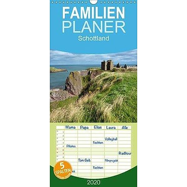 Schottland - Familienplaner hoch (Wandkalender 2020 , 21 cm x 45 cm, hoch), Frauke Scholz