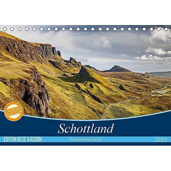 Schottland Farben und Licht (Tischkalender 2019 DIN A5 quer), Thomas Gerber