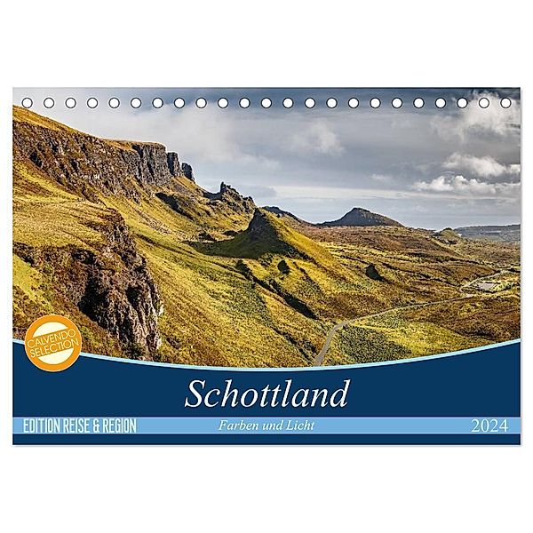 Schottland Farben und Licht (Tischkalender 2024 DIN A5 quer), CALVENDO Monatskalender, Thomas Gerber