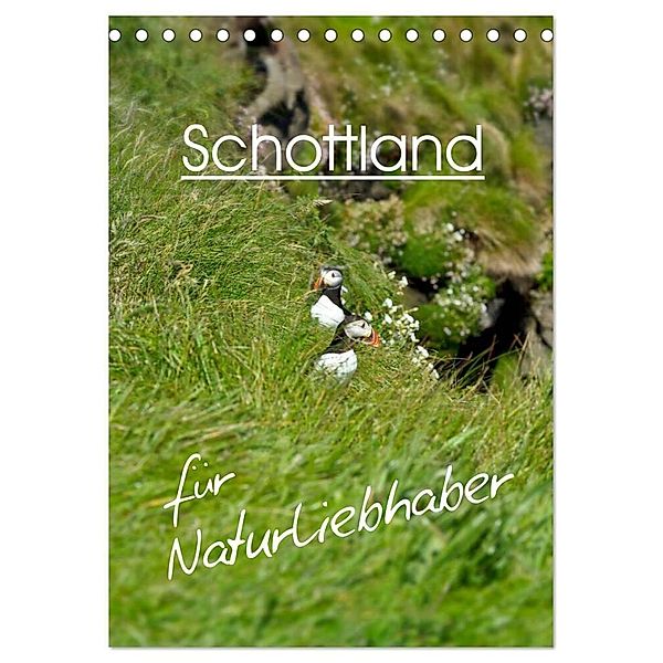 Schottland für Naturliebhaber (Tischkalender 2025 DIN A5 hoch), CALVENDO Monatskalender, Calvendo, Anja Schäfer