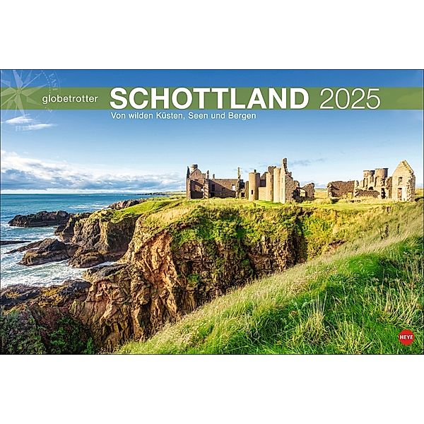 Schottland Globetrotter Kalender 2025 - Von wilden Küsten, Seen und Bergen