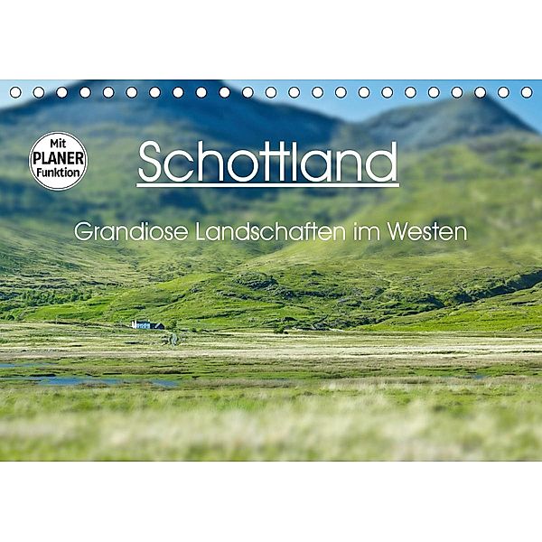 Schottland - grandiose Landschaften im Westen (Tischkalender 2021 DIN A5 quer), Anja Schäfer