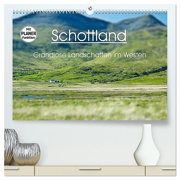 Schottland - grandiose Landschaften im Westen (hochwertiger Premium Wandkalender 2024 DIN A2 quer), Kunstdruck in Hochglanz, Anja Schäfer