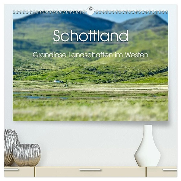 Schottland - grandiose Landschaften im Westen (hochwertiger Premium Wandkalender 2024 DIN A2 quer), Kunstdruck in Hochglanz, Anja Schäfer
