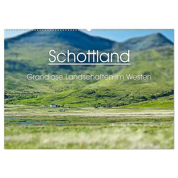Schottland - grandiose Landschaften im Westen (Wandkalender 2025 DIN A2 quer), CALVENDO Monatskalender, Calvendo, Anja Schäfer