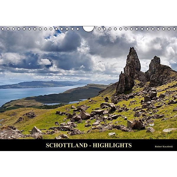 SCHOTTLAND - HIGHLIGHTS (Wandkalender 2014 DIN A4 quer), Rainer Kuczinski