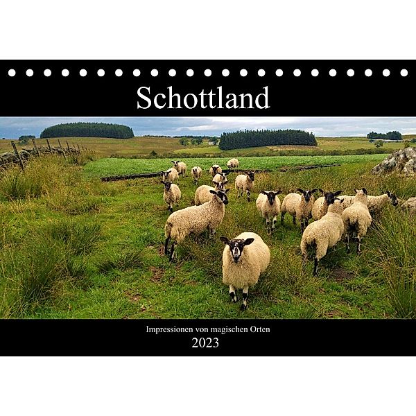 Schottland - Impressionen von magischen Orten (Tischkalender 2023 DIN A5 quer), Monika Böhme-Garnweidner