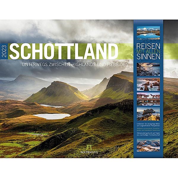 Schottland Kalender 2023, Ackermann Kunstverlag