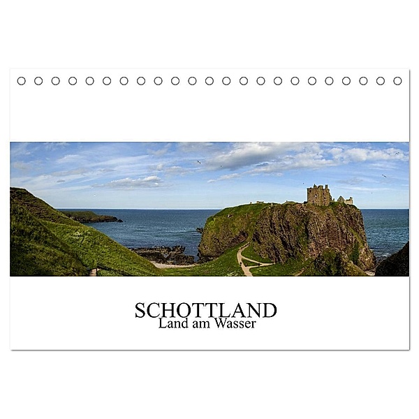 Schottland - Land am Wasser (Tischkalender 2024 DIN A5 quer), CALVENDO Monatskalender, Norbert Gronostay