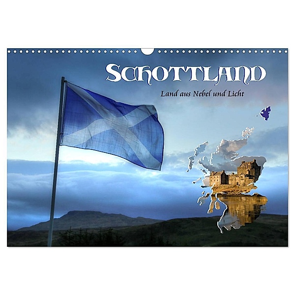Schottland - Land aus Nebel und Licht (Wandkalender 2024 DIN A3 quer), CALVENDO Monatskalender, Dirk Stamm