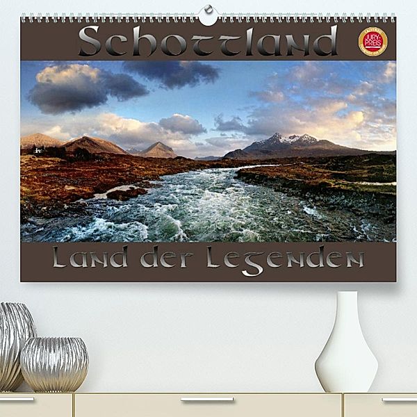 Schottland - Land der Legenden (Premium, hochwertiger DIN A2 Wandkalender 2023, Kunstdruck in Hochglanz), Martina Cross