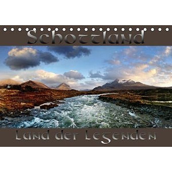 Schottland - Land der Legenden (Tischkalender 2015 DIN A5 quer), Martina Cross