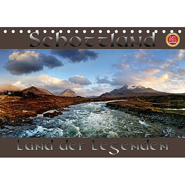 Schottland - Land der Legenden (Tischkalender 2019 DIN A5 quer), Martina Cross