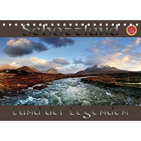 Schottland - Land der Legenden (Tischkalender 2023 DIN A5 quer), Martina Cross