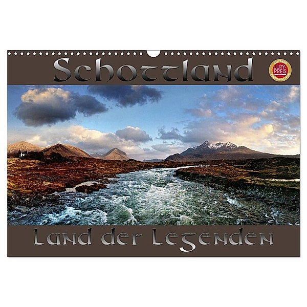 Schottland - Land der Legenden (Wandkalender 2024 DIN A3 quer), CALVENDO Monatskalender, Martina Cross