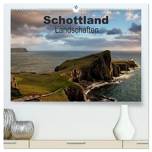 Schottland Landschaften (hochwertiger Premium Wandkalender 2024 DIN A2 quer), Kunstdruck in Hochglanz, Klaus Gerken