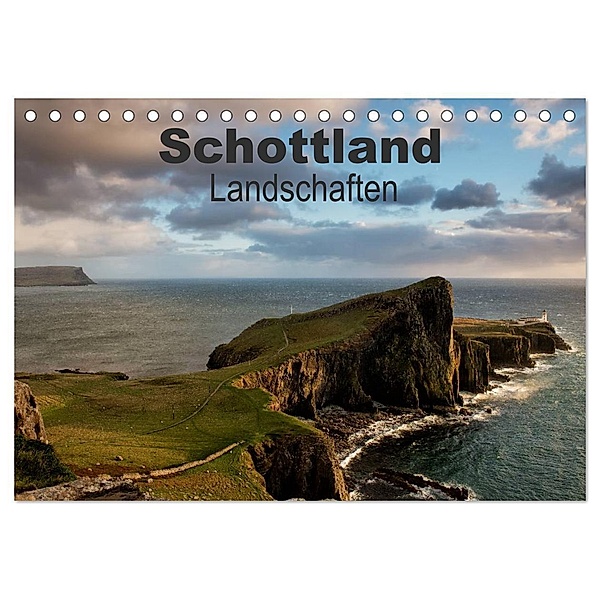 Schottland Landschaften (Tischkalender 2024 DIN A5 quer), CALVENDO Monatskalender, Klaus Gerken