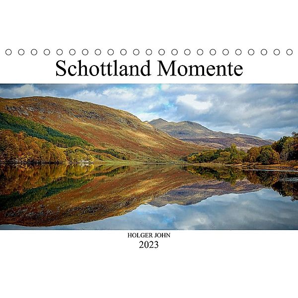 Schottland Momente (Tischkalender 2023 DIN A5 quer), Holger John