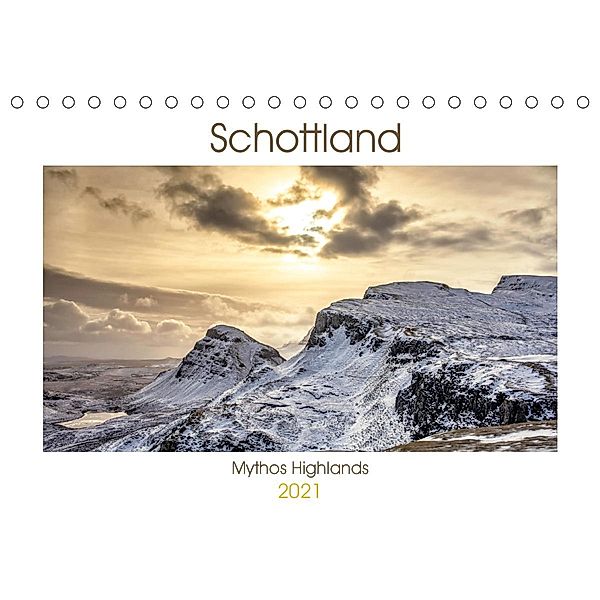 Schottland - Mythos Highlands (Tischkalender 2021 DIN A5 quer), Akrema-Photography