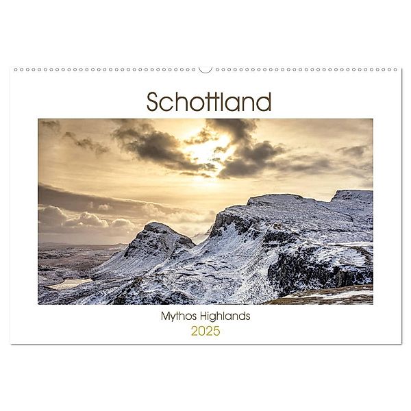 Schottland - Mythos Highlands (Wandkalender 2025 DIN A2 quer), CALVENDO Monatskalender, Calvendo, Akrema-Photography