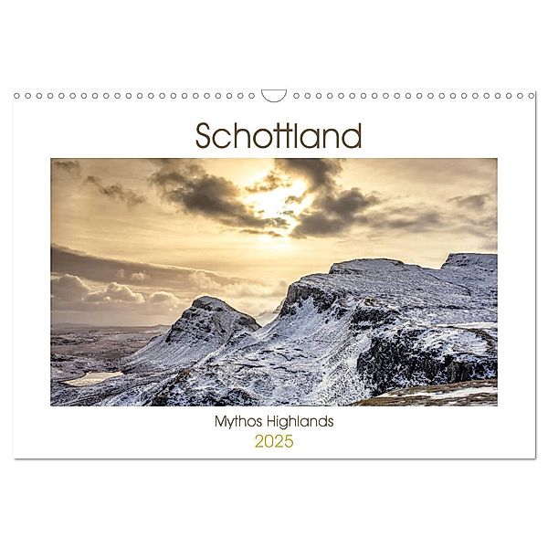 Schottland - Mythos Highlands (Wandkalender 2025 DIN A3 quer), CALVENDO Monatskalender, Calvendo, Akrema-Photography