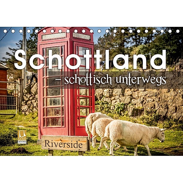 Schottland - schottisch unterwegs (Tischkalender 2021 DIN A5 quer), Monika Schöb