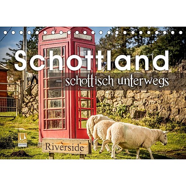 Schottland - schottisch unterwegs (Tischkalender 2023 DIN A5 quer), Monika Schöb
