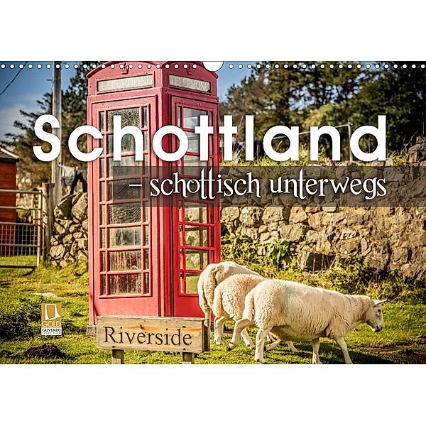 Schottland - schottisch unterwegs (Wandkalender 2023 DIN A3 quer), Monika Schöb